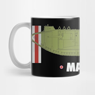 British tank Mark I Mug